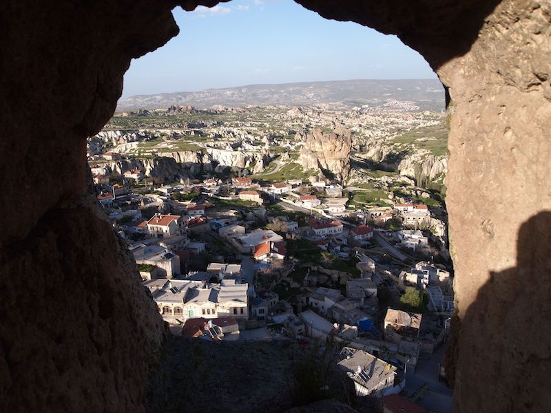 奇岩の要塞 オルタヒサルからの眺め